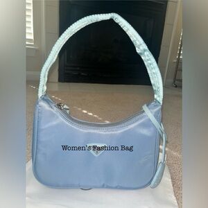 Vintage Shoulder Bag-Blue